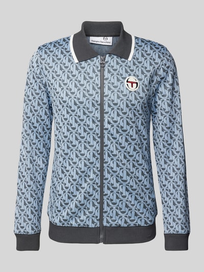 SERGIO TACCHINI Sweatjack met labelpatch, model 'PERRY' Lichtblauw - 2