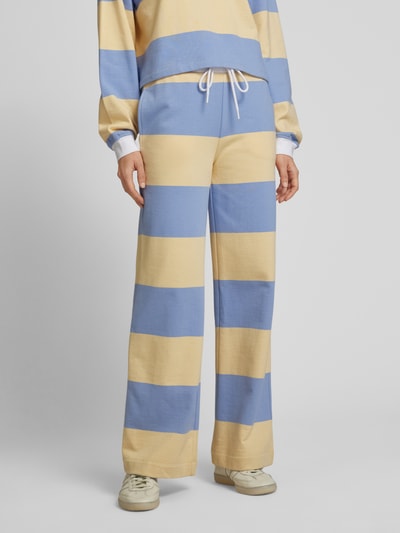 INFLUENCER'S CHOICE BY P&C* Spodnie materiałowe z szeroką nogawką i tunelem Pastelowy żółty 4