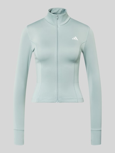 adidas Sportswear Slim fit trainingsjack met ritssluiting Mintgroen - 2
