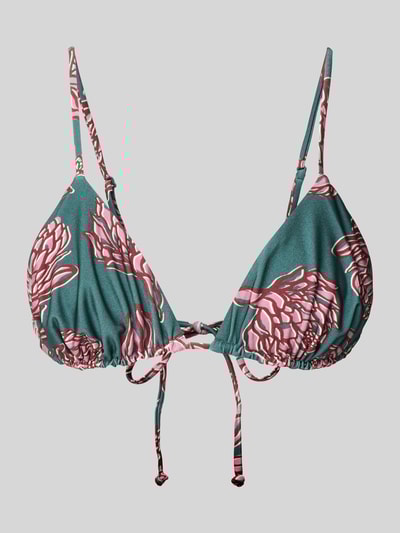 Barts Top bikini o trójkątnym kształcie model ‘GUNJA’ Ciemnozielony 1