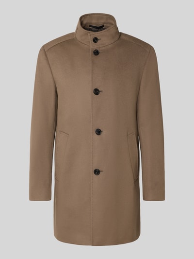 JOOP! COLLECTION Regular Fit Mantel aus Schurwoll-Mix mit Kaschmir-Anteil Modell 'MARON' Oliv 2