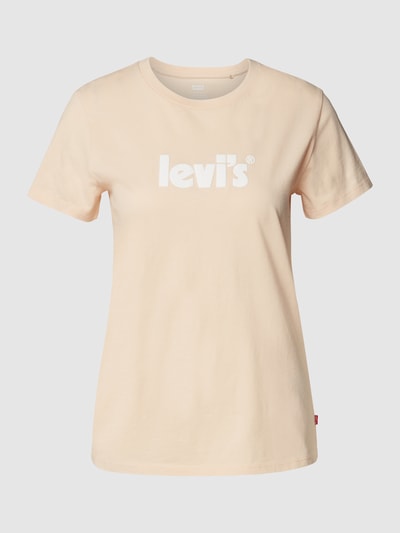 Levi's® T-shirt z nadrukiem z logo Różowy 2