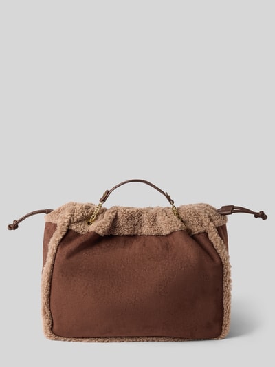 Valentino Bags Umhängetasche mit Zugband-Detail Modell 'MAX' Mittelbraun 3