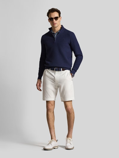 Polo Ralph Lauren Regular Fit Troyer aus Baumwoll-Mix mit Logo-Stitching Marine 1