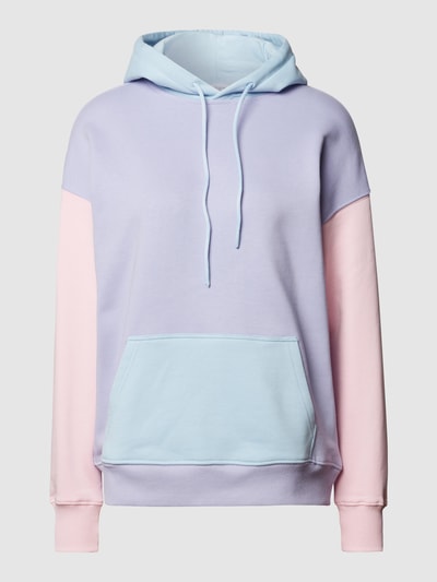 Jake*s Casual Oversized hoodie met colour-blocking-design Violet - 2