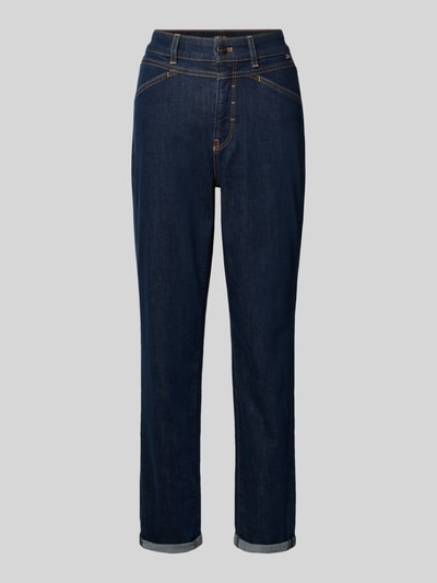 Marc Cain Regular Fit Jeans mit fixierten Beinabschlüssen Marine 2
