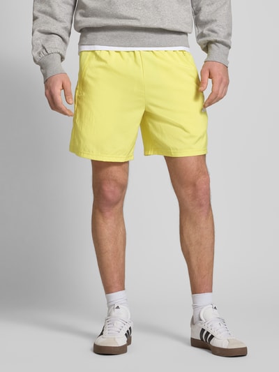 Adidas Training Regular Fit Shorts mit Reißverschlusstaschen Gelb 4