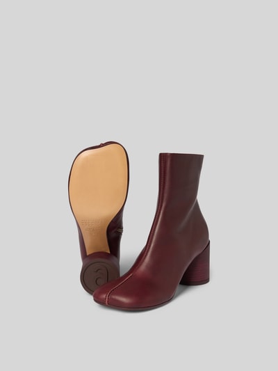 MM6 Maison Margiela Stiefelette mit Reißverschluss Mittelbraun 5