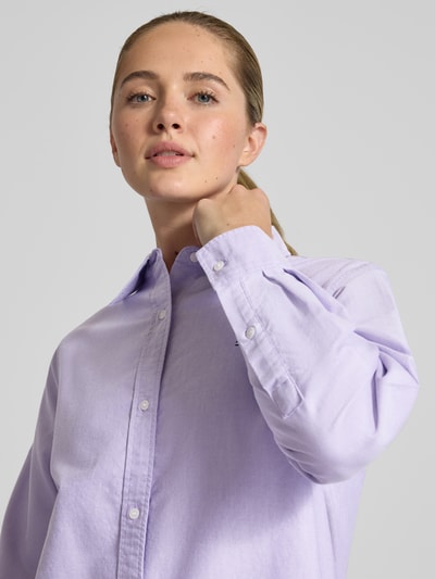 Tommy Hilfiger Regular fit overhemdblouse van puur katoen, model 'OXFORD' Lavendel - 3