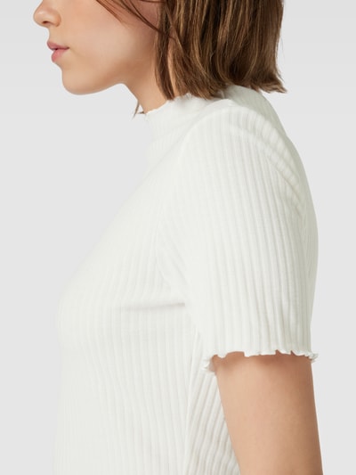 Only T-shirt met turtleneck, model 'EMMA' Offwhite - 3