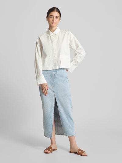 Liu Jo White Jeansrock im 5-Pocket-Design Modell 'GONNA LUNGA' Hellblau 1