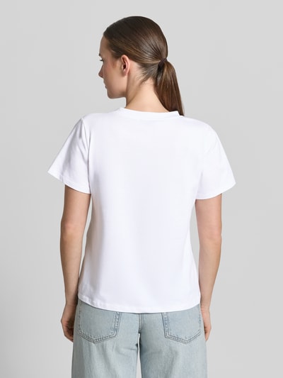 ZABAIONE T-shirt met motiefprint model 'Do44g' Wit - 5