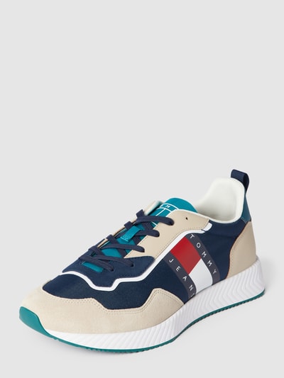 Tommy Jeans Sneakers met contrastgarnering, model 'TOMMY JEANS TRACK CLEAT' Marineblauw - 2