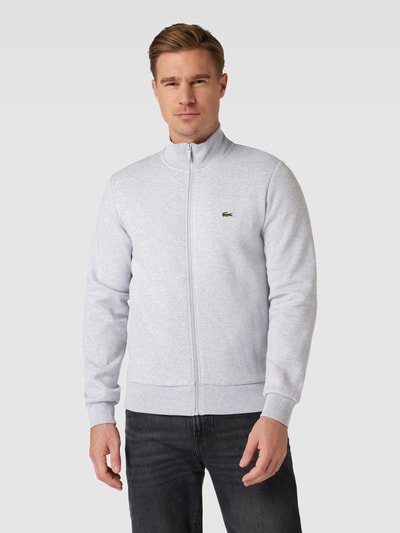 Lacoste Sweatjack met labeldetail Lichtgrijs - 4