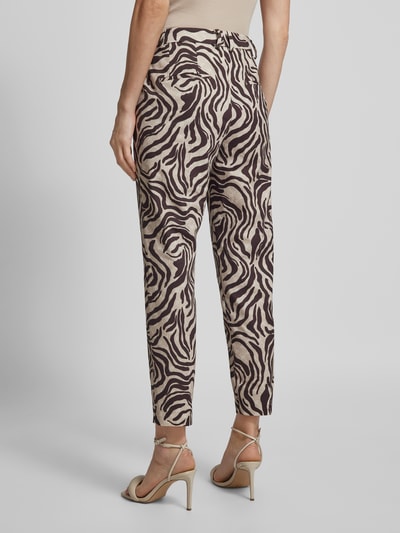 JOOP! Stoffen broek met dierenprint Beige - 5