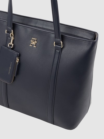 Tommy Hilfiger Shopper mit Label-Applikation Modell 'TOMMY LIFE SOFT TOTE' Marine 2