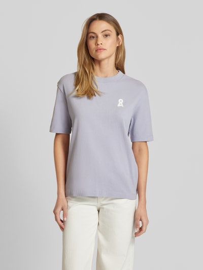 Armedangels T-Shirt mit Label-Stitching Modell 'TARJAA' Lavender 4