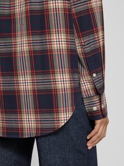 Gant Relaxed Fit Hemdbluse mit Viskose-Anteil Marine 3