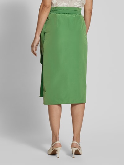 Weekend Max Mara Wikkelrok met knoopdetail, model 'NARSETE' Groen - 5