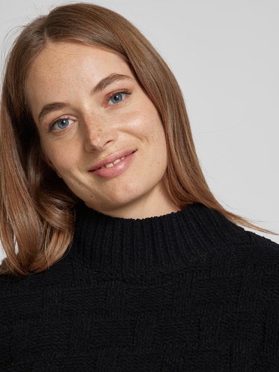 Vero Moda Sweter ze stójką model ‘ISA’ Czarny 3