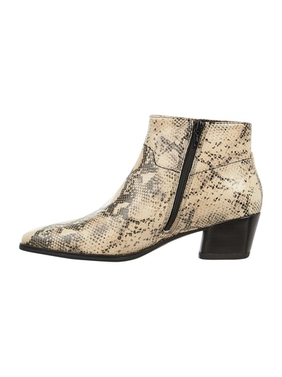 Vagabond Lederboots in Snake-Optik  Offwhite 4