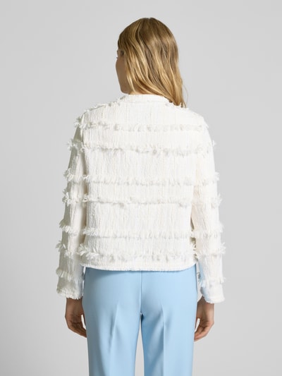 Luisa Cerano Blazer mit Strukturmuster Offwhite 5