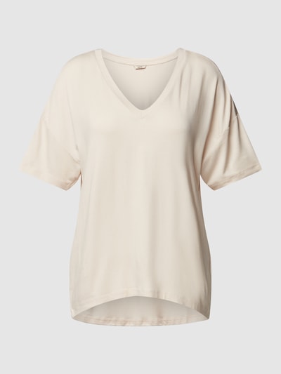 Esprit T-Shirt mit V-Ausschnitt Offwhite 2