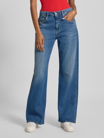 Tommy Jeans Jeansy o luźnym kroju z mieszanki bawełny model ‘MIA’ Jeansowy niebieski 4