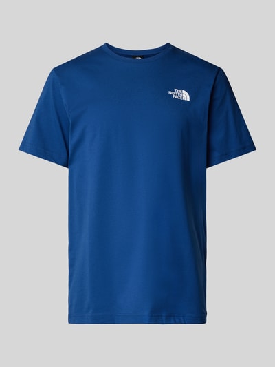 The North Face T-Shirt mit Label-Print Dunkelblau 1