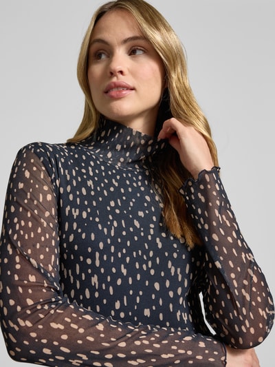 Smith and Soul Midikleid mit Stehkragen Dunkelblau 3