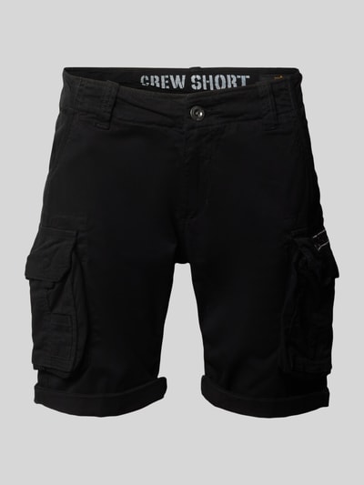 Alpha Industries Szorty z kieszeniami cargo model 'CREW SHORT' Czarny 2