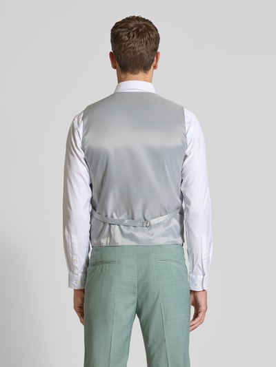 Zuitable Anzugweste mit V-Ausschnitt Modell 'WESLEY' Mint 5