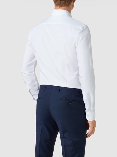 OLYMP No. Six Slim fit zakelijk overhemd met haaikraag, model 'Modern Kent' Wit - 5