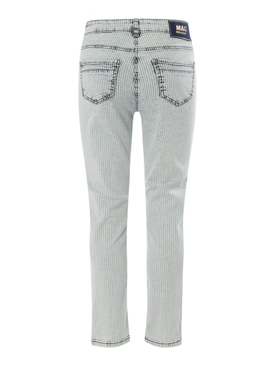 MAC Straight Fit Jeans mit Stretch-Anteil Modell 'Rich'  Hellblau Melange 4