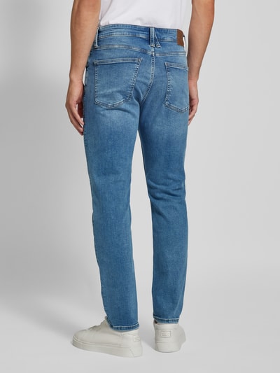 s.Oliver BLACK LABEL Slim Fit Jeans mit Kontrastnähten Modell 'NELIO' Blau 5