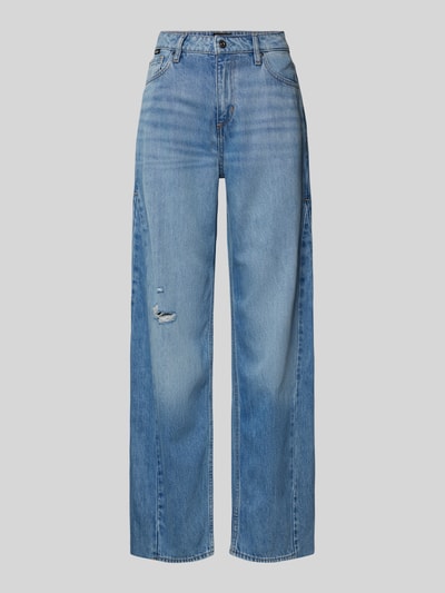 BOSS Wide Leg Jeans im Destroyed-Look Modell 'CROSSROAD SUPER' Hellblau 1