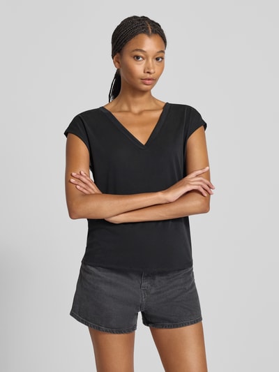 Only Relaxed Fit T-Shirt aus Modal-Mix Modell 'FREE LIFE' Black 4