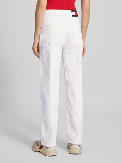 Tommy Jeans Slim fit jeans met rechte pijpen, model 'LAYLA' Ecru - 5