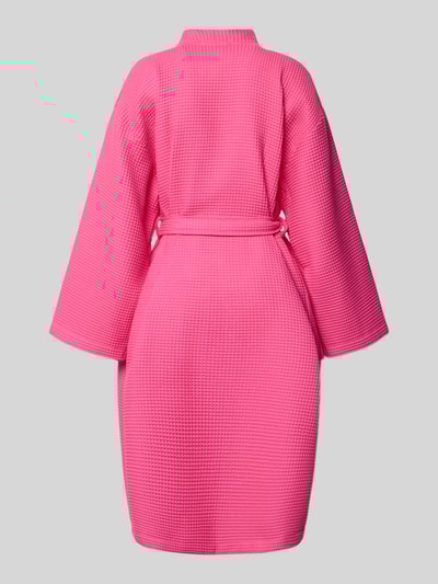 Christian Berg Woman Bademantel mit Taillengürtel Pink 3