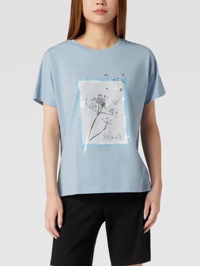 Christian Berg Woman T-Shirt mit Motiv-Print Rauchblau 4