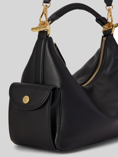 Lauren Ralph Lauren Henkeltasche aus echtem Rindsleder Black 5