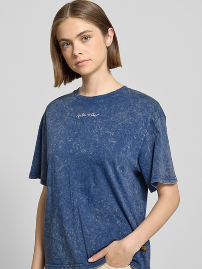 G-Star Raw T-Shirt mit Label-Print Jeansblau 3