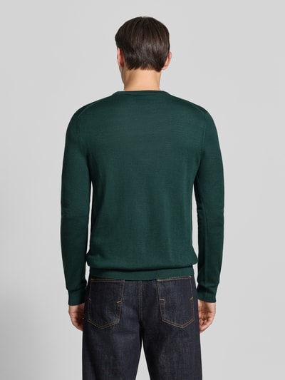 Christian Berg Men Strickpullover aus Woll-Mix mit V-Ausschnitt Bottle 5