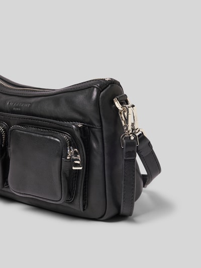 LIEBESKIND BERLIN Umhängetasche aus Leder mit Logo-Detail Modell 'Maia' Black 3