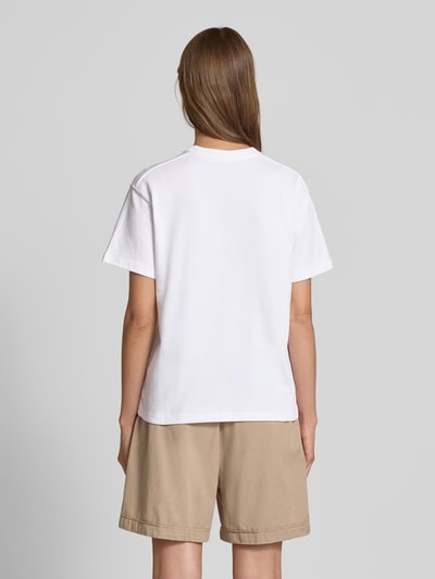 Polo Ralph Lauren T-Shirt mit Label-Stitching Weiss 5