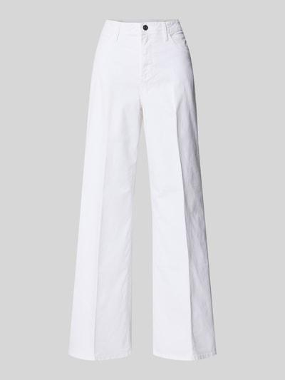 s.Oliver RED LABEL Wide leg Jeans van Katoenmix Wit - 2