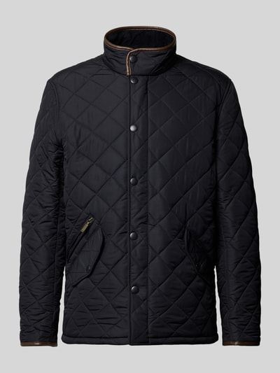 Barbour Regular Fit Steppjacke mit Pattentaschen Modell 'POWELL' Marine 2