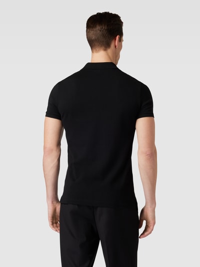 Lacoste Poloshirt met labelstitching Zwart - 5