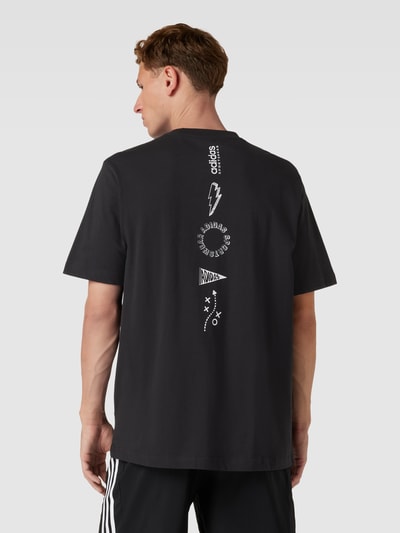 ADIDAS SPORTSWEAR T-shirt met labeldetails Zwart - 5