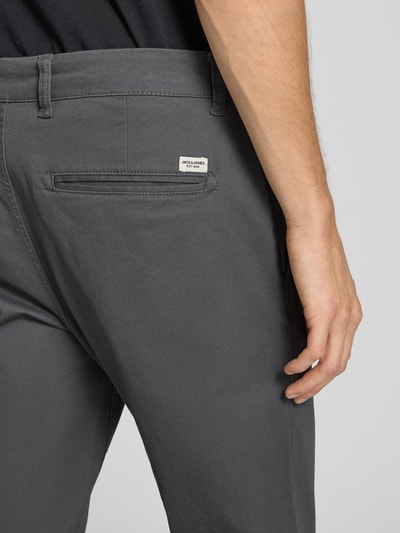Jack & Jones Slim fit broek met steekzakken, model 'MARCO' Middengrijs - 3